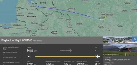 Russia, Boeing C-17 americano atterra a Mosca. Axios: &ldquo;Ha trasportato il capo della Cia&rdquo;