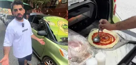 &ldquo;Ero rimasto senza lavoro poco prima di diventare padre e ho avuto un&rsquo;idea folle&rdquo;: trasforma una Smart in una pizzeria e ora guadagna 12mila dollari al mese. La storia di Bradley