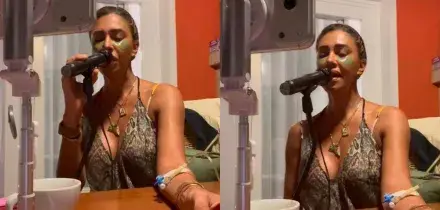 Belen Rodriguez canta sui social con la flebo al braccio: &ldquo;Puro esibizionismo&rdquo;. Lei sbotta: &ldquo;Esibirmi &egrave; il mio lavoro. Cosa voglio dimostrare? Un emerito c***o, sto solo cantando!&rdquo;