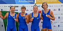 Canottaggio, il quattro di coppia &egrave; di nuovo campione del mondo: ad Amsterdam arriva un altro oro. Poi la dedica a Mondelli: &ldquo;Sempre con noi&rdquo;
