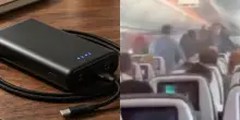 Powerbank esplode in aereo e il fumo invade la cabina: scatta l&rsquo;allarme su un volo Aerom&eacute;xico