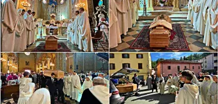 Addio a Enzo Bianchi, silenzio e commozione a Castel Boglione per i funerali: &ldquo;Hai vissuto la forma pi&ugrave; alta della paternit&agrave; spirituale&rdquo;