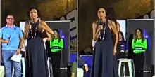 Bisceglie, l&rsquo;assessora si impunta alla presentazione della squadra: &ldquo;Non me ne vado se non mi fate parlare e la smettete di fischiarmi&rdquo; &ndash; Video