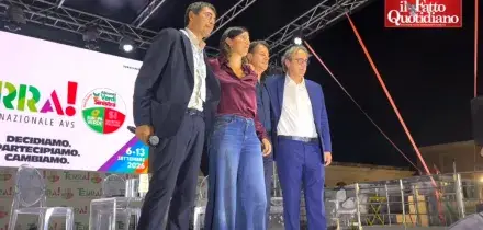 &ldquo;Prima il programma&rdquo;, alla festa Avs prove di unit&agrave; tra Schlein, Conte, Bonelli e Fratoianni. Ma restano i nodi su primarie, Ucraina e Renzi