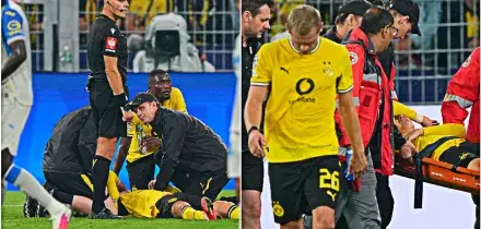 Paura per Karetsas: il giocatore del Borussia Dortmund si accascia in campo per problemi circolatori e finisce in ospedale