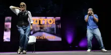 Heather Parisi e quella folata di anni Ottanta alla Festa del Fatto Quotidiano. Tra passi di danza e confessioni
