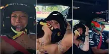 Le urla di Peggy Gou durante il giro di pista con Kimi Antonelli. Il pilota alla dj: &ldquo;&Egrave; tutto ok?&rdquo; | Video