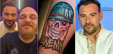 Giovanni Manna e il teschio in omaggio a Noyz Narcos: virali le foto del nuovo tatuaggio del ds del Napoli