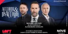 Cacciari, Cazzullo e Ghisleri ospiti di Sommi ad Accordi&Disaccordi sabato 26 settembre. Con Travaglio e Scanzi