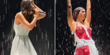 Il vestito di Olivia Rodrigo si dissolve in scena sotto la pioggia: il colpo di scena sul palco &ndash; VIDEO