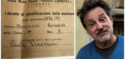 &ldquo;L&rsquo;ho annusato e mi sono convinto di aver sentito l&rsquo;odore di quando malato rimanevo a letto&rdquo;: Leonardo Pieraccioni ritrova il suo libretto delle assenze delle medie in un mercatino