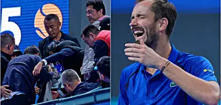 Follia a Pechino: Medvedev colpisce uno spettatore e viene squalificato. Djokovic in finale: &ldquo;Scioccante&rdquo;