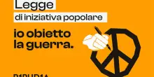 &ldquo;Io obietto la guerra&rdquo;, al via la raccolta firme di Emergency per presentare una proposta di legge in Parlamento