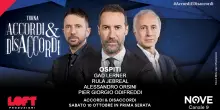 Lerner, Jebreal, Orsini e Odifreddi ospiti di Sommi ad Accordi&Disaccordi sabato 10 ottobre. Con Travaglio e Scanzi