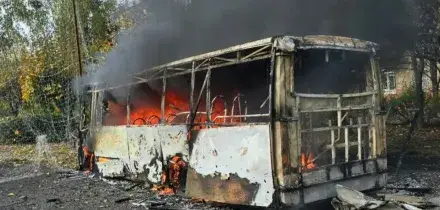 Ucraina, raid russo su 2 autobus di linea a Kramatorsk: &ldquo;Almeno 12 vittime&rdquo;
