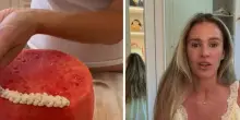 &ldquo;Non voglio che mia figlia mangi zuccheri raffinati, cos&igrave; per il suo primo compleanno le ho preparato una torta di anguria e midollo osseo. La adora&rdquo;: la ricetta dell&rsquo;influencer divide i social. &ldquo;Sembra fatta per un cane&rdquo;