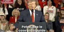 Trump incredibile ma vero: &ldquo;Potrei dirvi le cose pi&ugrave; stupide e voi applaudireste&hellip;&rdquo;. E scatta l&rsquo;applauso