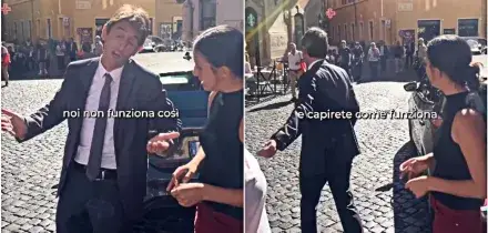 Gli studenti in tenda a Donzelli: &ldquo;Ci aspettiamo che il governo venga da noi&rdquo;. Lui fugge: &ldquo;Non funziona cos&igrave;. Crescerete e capirete&rdquo;