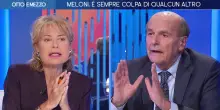 Scintille tra Gruber e Bersani. &ldquo;Meloni &egrave; forte, voi siete deboli&rdquo;. &ldquo;&Egrave; falso che Conte o Schlein non governerebbero meglio di lei&rdquo;