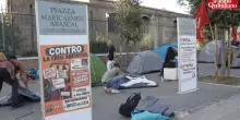 Le tende arrivano alla stazione Termini di Roma. Il Movimento per il Diritto all&rsquo;Abitare: &ldquo;Contro sfratti e Piano Casa del governo Meloni&rdquo;