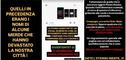 Nomi e indirizzi dei presunti responsabili delle violenze a Milano su Instagram: minaccia o provocazione? &ldquo;Qualcuno ci &egrave; cascato&rdquo;