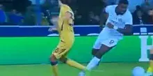 Il giudice sportivo multa Thuram per simulazione in Bologna-Inter: cosa era successo