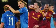 Champions, la Roma brilla e il Napoli evita guai: tutti i risultati, la nuova classifica e i match in programma oggi