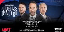 Di Battista, Canfora, Erri De Luca e Iacchetti ospiti di Sommi ad Accordi&Disaccordi sabato 24 ottobre. Con Travaglio e Scanzi