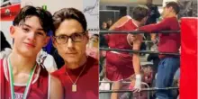 Boxe, Lorenzo Berlusconi vince il quarto incontro su quattro: a bordo ring esulta pap&agrave; Pier Silvio