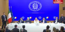 Meloni (con accanto Salvini): &ldquo;Continuiamo a sostenere l&rsquo;Ucraina&rdquo;