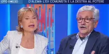 D&rsquo;Alema: &ldquo;Siamo governati da truffatori&rdquo;. E sbotta con Gruber: &ldquo;Mi ha invitato a un comizio contro il campo largo?&rdquo;