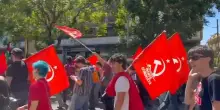 Al corteo 25 aprile a Roma &ldquo;Partigiani della pace&rdquo; e &ldquo;Free palestine&rdquo;
