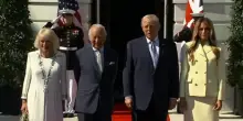 Re Carlo e Camilla negli Usa, l&rsquo;incontro con Trump e Melania