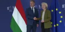 Il neoeletto premier ungherese Magyar a Bruxelles da Von der Leyen