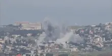 Libano, dopo raid israeliani nel sud, nuvole di fumo sui villaggi