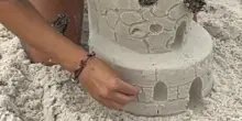 Sulle spiagge dell&rsquo;Alabama l&rsquo;arte effimera dei castelli di sabbia