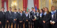 Tennis, le azzurre e gli azzurri ricevuti al Quirinale da Mattarella
