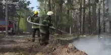 Grosso incendio a Chernobyl dopo schianto drone, radiazioni nei limiti