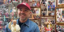 Boom di vendite della statuina di Papa Leone a San Gregorio Armeno