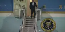 Trump &egrave; arrivato in Cina, accolto dal vicepresidente cinese Ha Zheng
