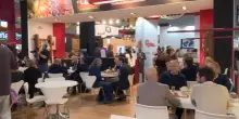 I salami aromatizzati in vetrina a Rho Fiera Milano