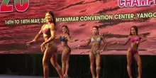 Myanmar, bodybuilder del Sud-est asiatico sfilano a Yangon
