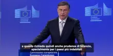 Energia, Dombrovskis: richieste Italia? Valutiamo, ma serve prudenza