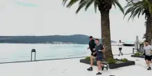 Il jogging di Macron in Montenegro prima del vertice Ue-Balcani