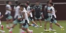 Messi si allena con l&rsquo;Argentina. Scaloni rassicura: sta molto meglio