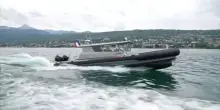 La gendarmeria mette in sicurezza il lago di Ginevra in vista G7 Evian