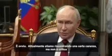 Putin: il Paese sta soffrendo &ldquo;una certa carenza&rdquo; di carburante