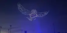 DroneArt Show: 1.200 droni disegnano Harry Potter sopra San Siro