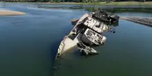 Il Danubio in siccit&agrave; porta alla luce relitti di una flotta nazista