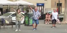 Roma, ballerini senior star a Testaccio: &ldquo;Rendiamo viva la piazza&rdquo;
